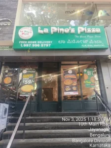 La Pino’z Pizza Jayanagar
